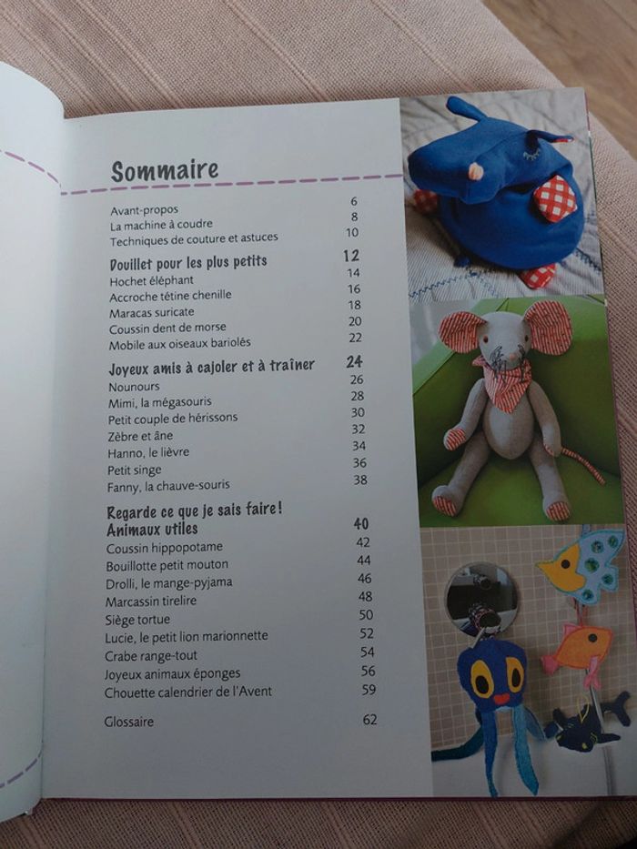 Livre couture Animaux en tissu - photo numéro 4
