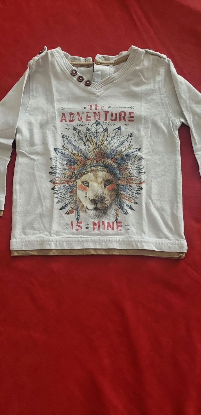 Lot se sweat-shirts manches longues T 12 mois - photo numéro 3