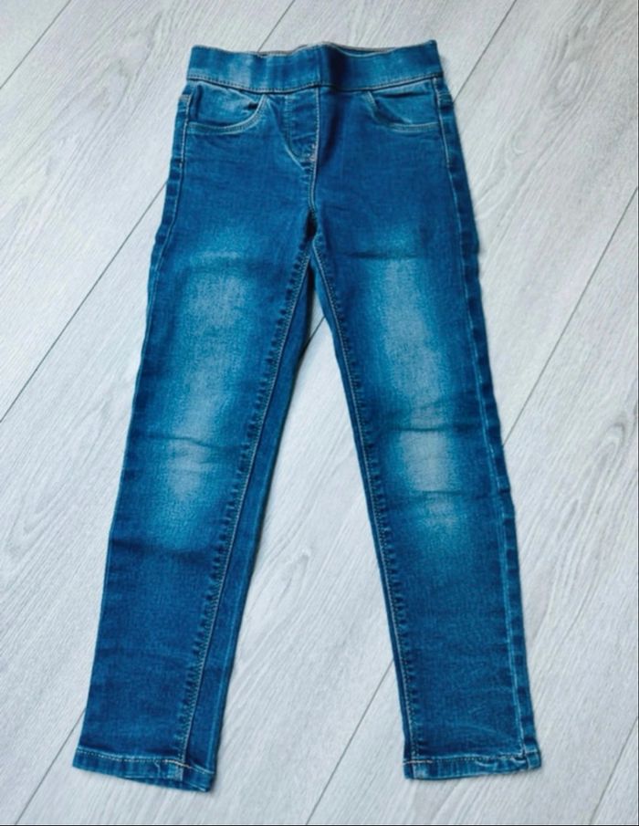 🌼jeans slip bleu foncé 5 ans🌼 - photo numéro 2