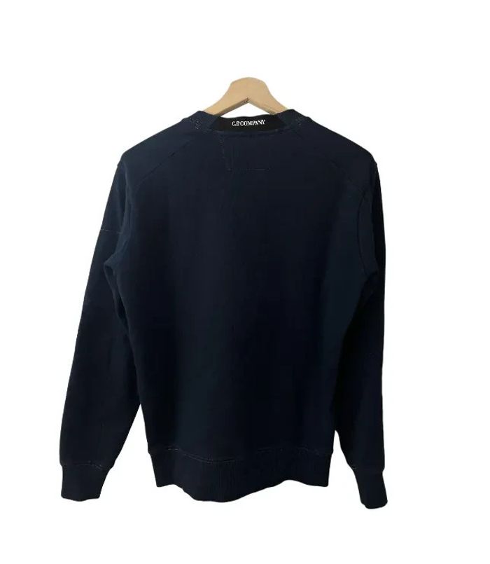 sweat CP company bleu marine avec rond à la manche et QR code taille M 612 - photo numéro 2