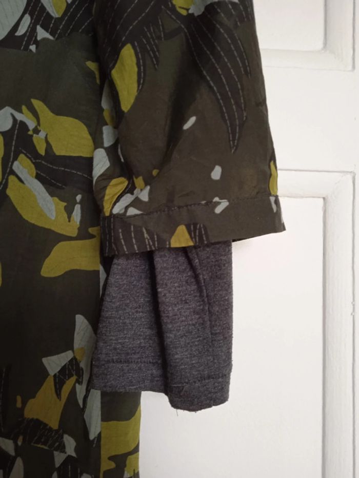 Robe kaki avec doublure - photo numéro 4