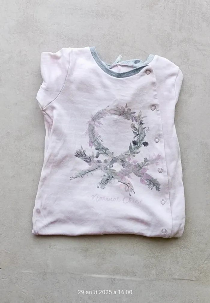 Pyjama 1 pièce fille - 2/3 ans