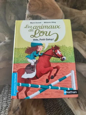 Livre les animaux de Lou