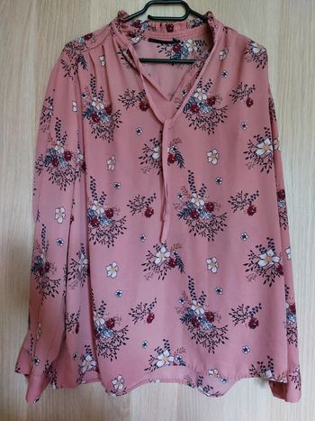 Chemisier rose fleuri kiabi 42