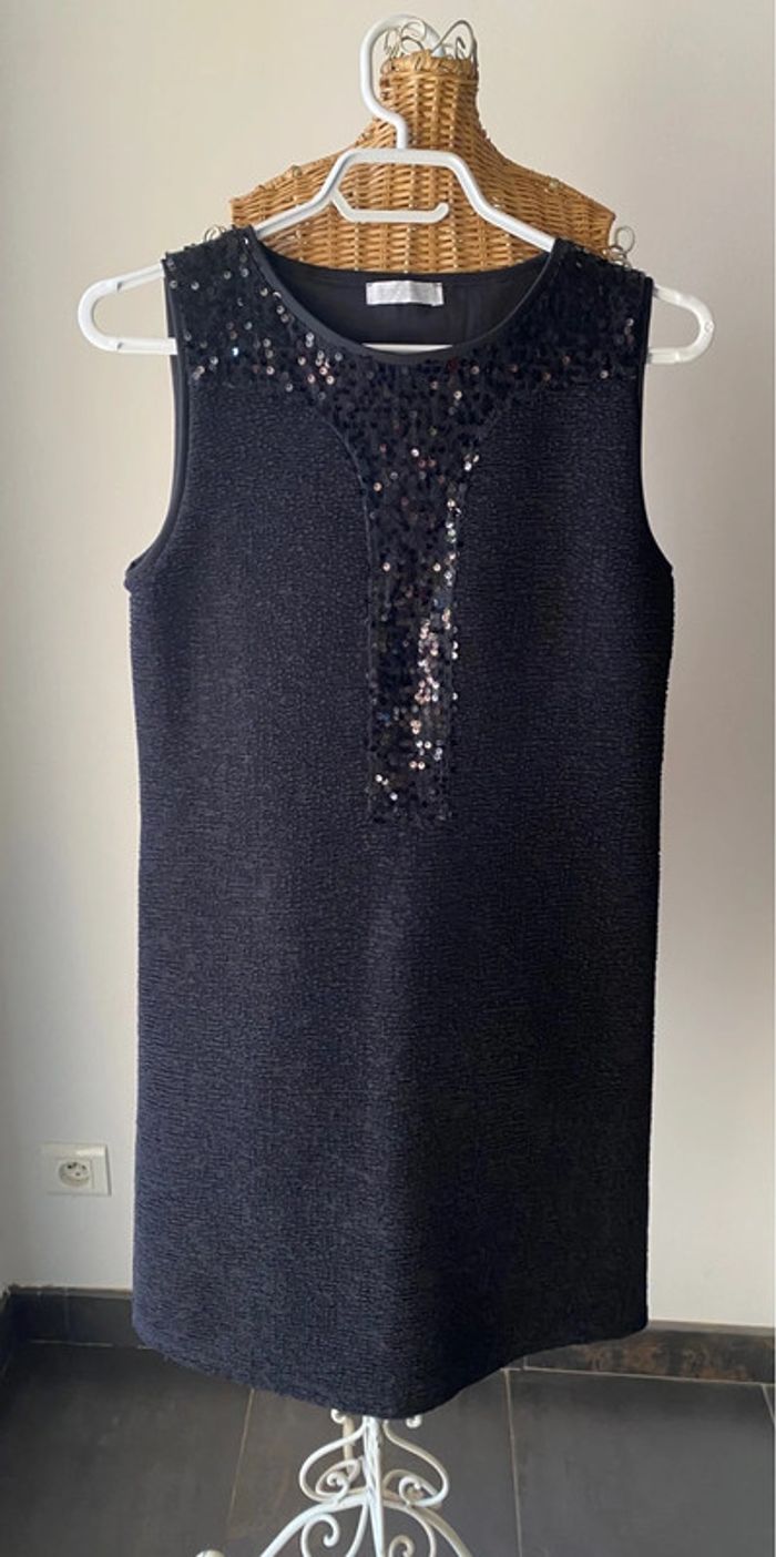 Robe Promod taille 36 noire avec sequins taille 36 - photo numéro 16