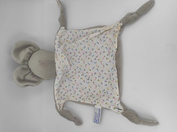 Doudou Plat Souris Grise Heunec - photo numéro 2