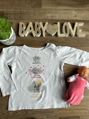 - Haut ML Gemo (F) - 3 ans - Bon état, petite tache