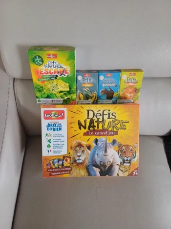 Grand jeu Bioviva défis nature + 4 recharges neufs (blister ou boîtes scellées) 7 ans+