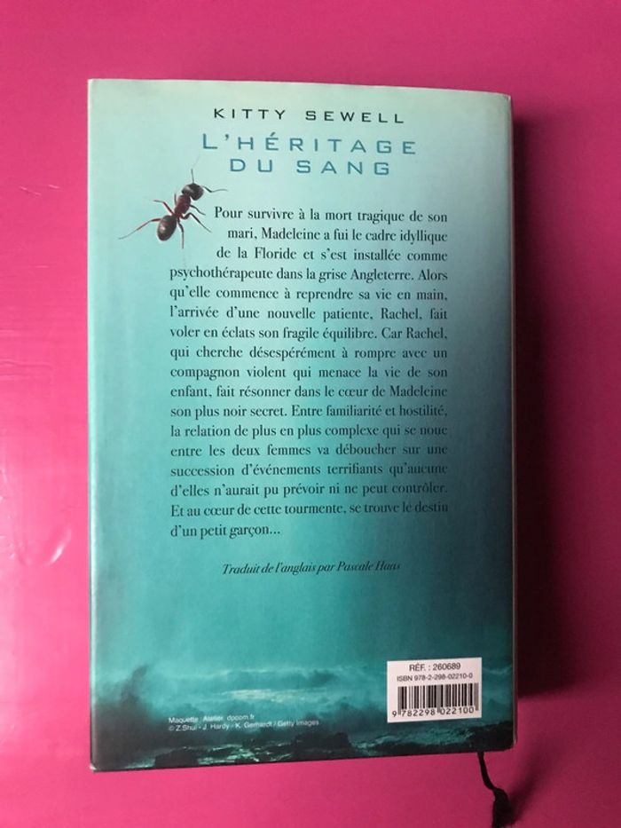 Livre « L’héritage du sang » de Kitty Sewell - photo numéro 3