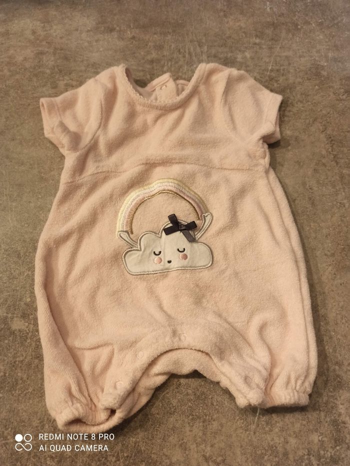 Combi short fille orchestra 3 mois