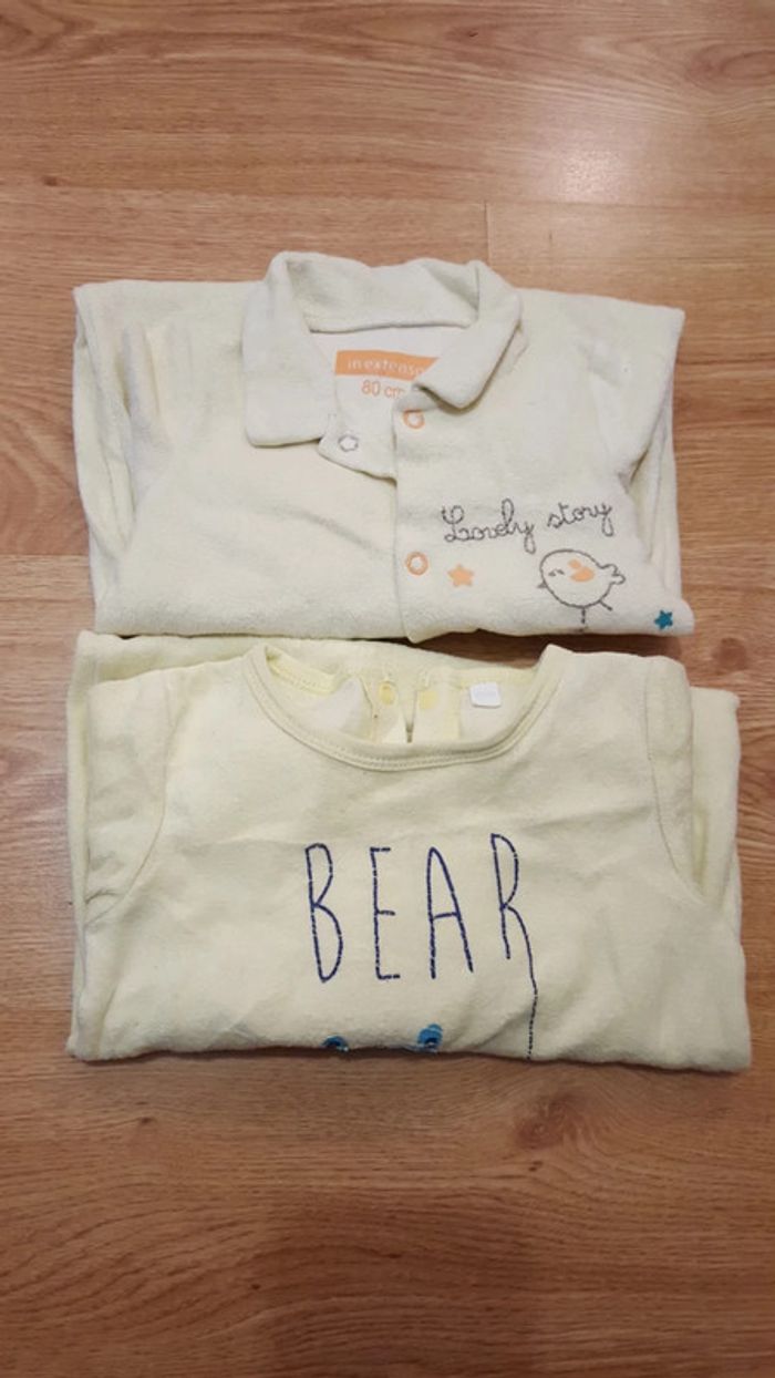 Lot pyjamas bébé