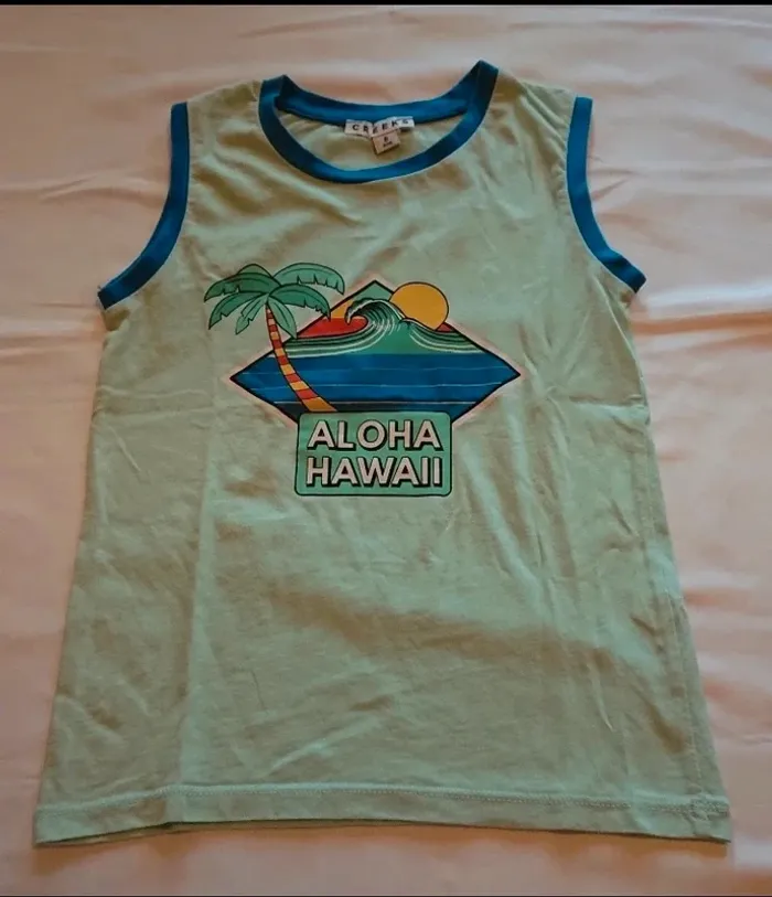 Tee-shirt sans manche aloha