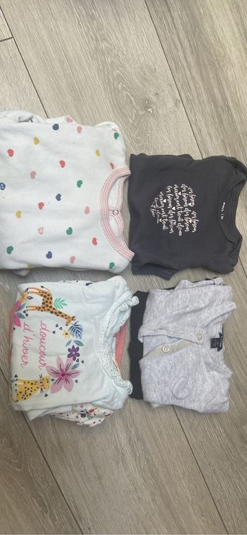 Lot vêtements fille 9 mois