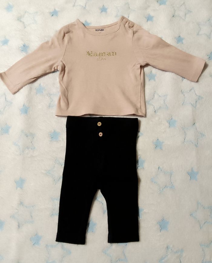 Ensemble bébé Kiabi 1 mois – NEUF sans étiquette