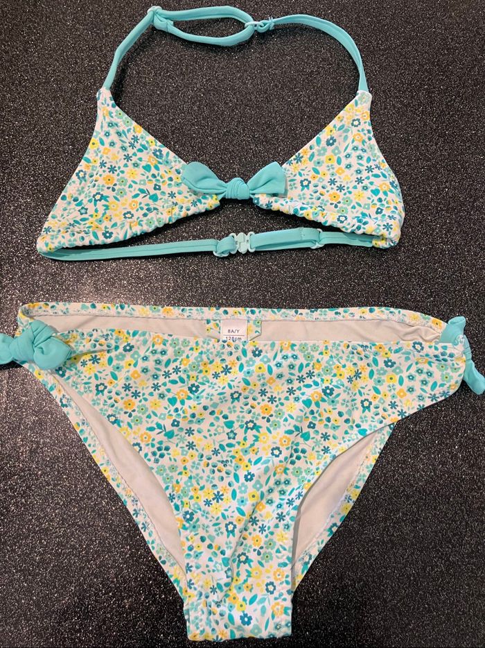 Maillot de bain 2 pièces fille 8 ans okaidi - photo numéro 2