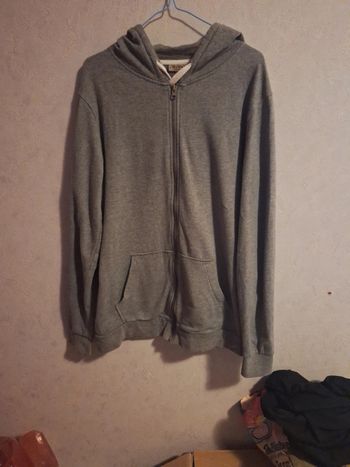 Veste capuche grise livergy