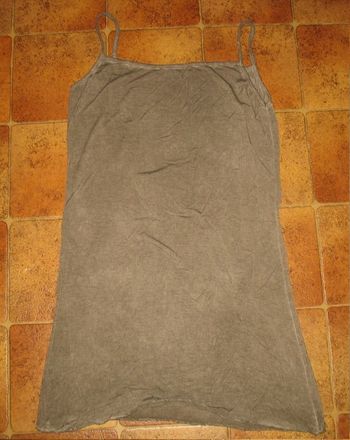 DÉBARDEUR A BRETELLES LONG KAKI - TAILLE S - n°03