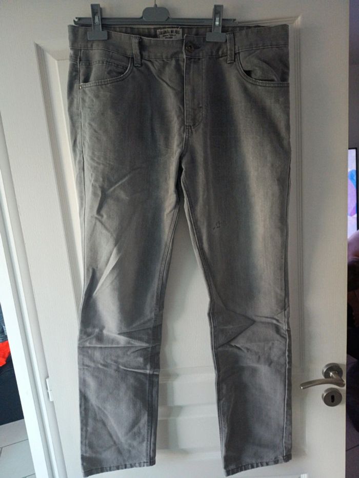 Jeans gris taille 48 - photo numéro 2