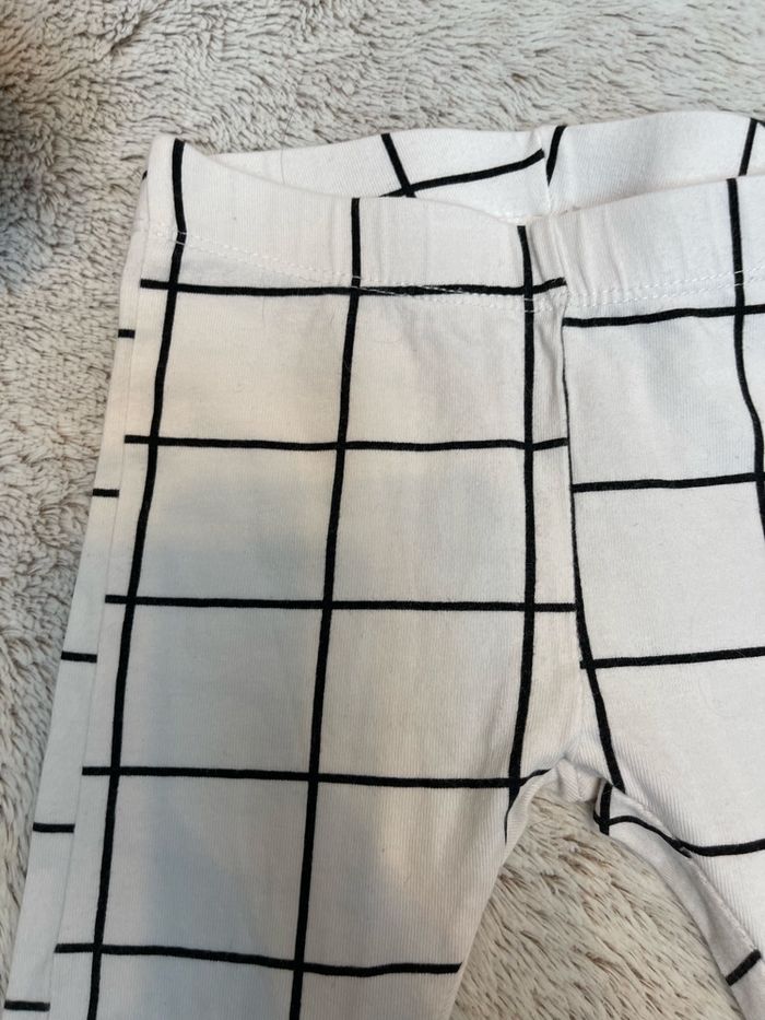 Lot de 2 leggings noir et blanc - Kiabi - photo numéro 9