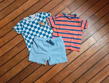 Ensemble short et tee-shirts 18M