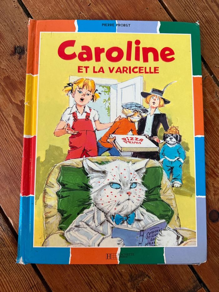 État moyen - Livre Caroline et la Varicelle édition damiers bd album multicolore