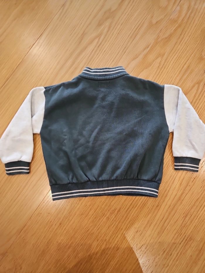 Veste gilet teddy vert foncé - photo numéro 6