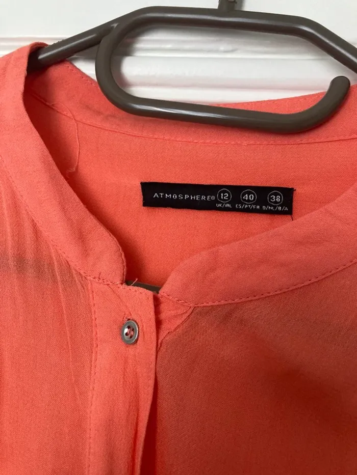 Chemisier léger corail - photo numéro 4