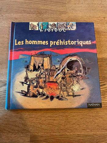 Livre Kididoc Les hommes préhistoriques
