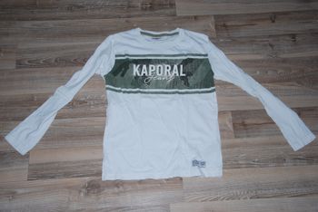 t-shirt garçon kaporal 10 ans manches longues