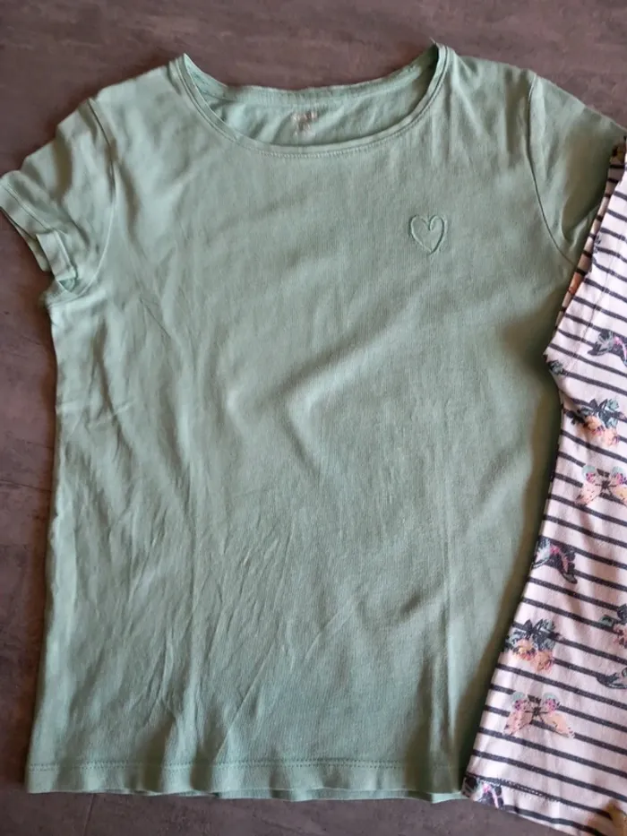 Lot de 2 tee-shirts fille 10 ans. - photo numéro 3