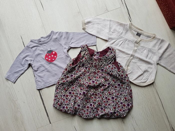 Robe boule hiver fille sergent major 3mois liberty - photo numéro 7