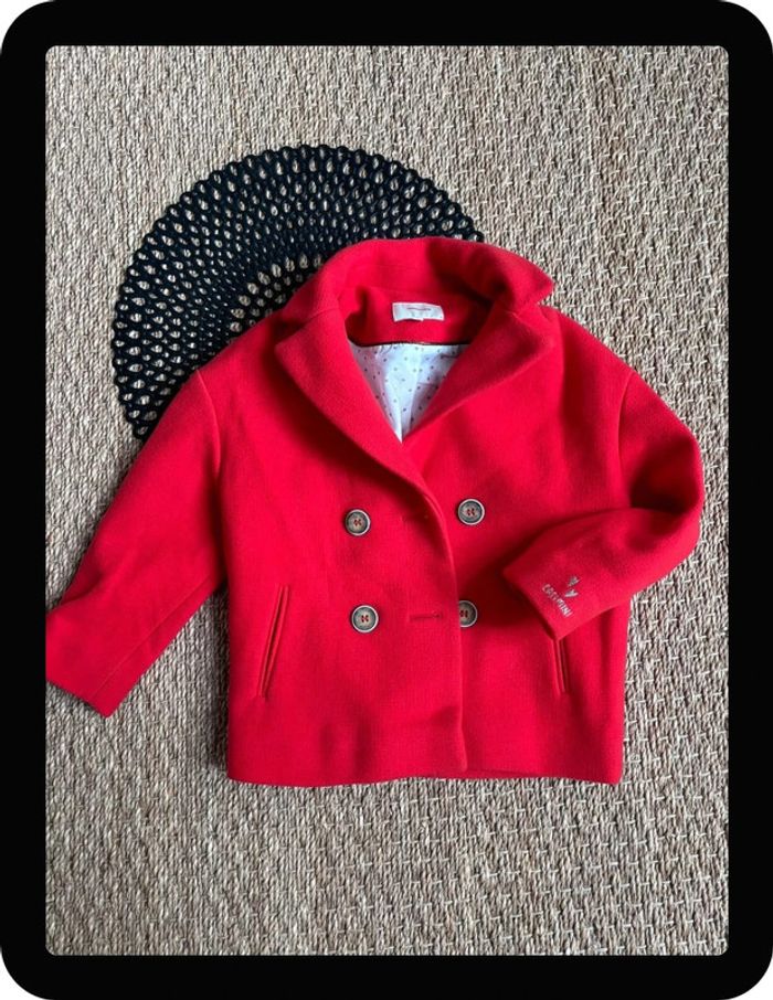 Caban rouge catimini - photo numéro 2