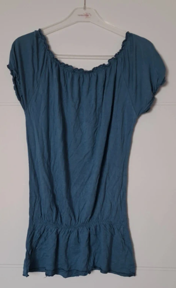 T-shirt bleu élégant - Taille Unique