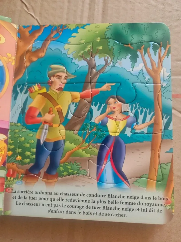 4 livres Disney + puzzle - photo numéro 3