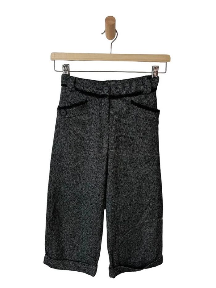 Pantalon chic d’hiver coupe wide (large) - Lili Gaufrette 6 ans - photo numéro 2