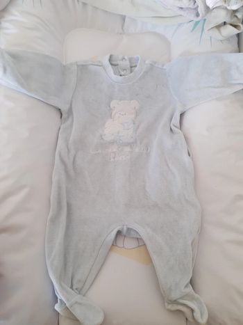 Pyjama bébé 3 mois Bleu ciel