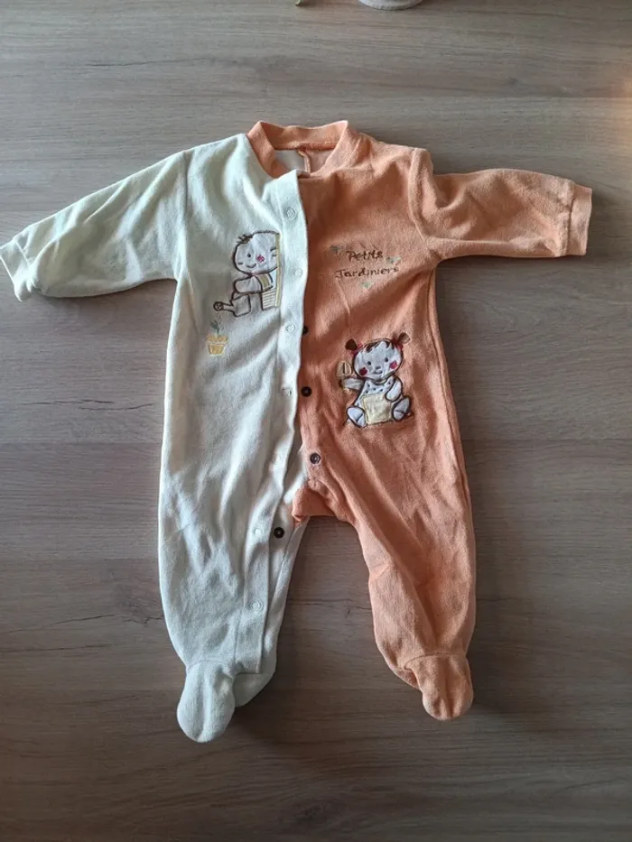 Pyjama velours 3 mois
