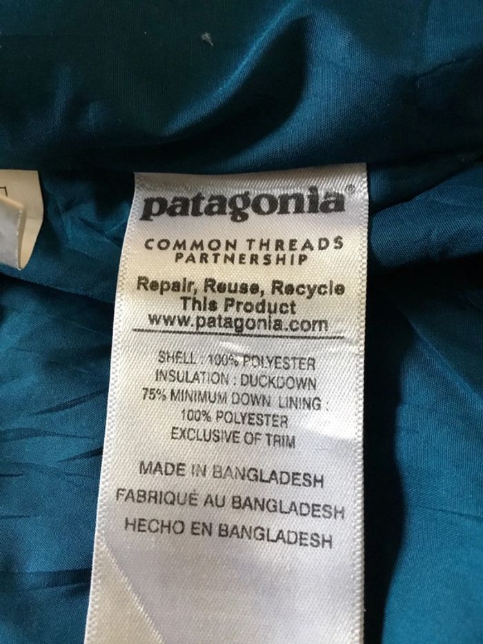 Doudoune à capuche pour enfant Patagonia bleu marine taille 2T (18/24 mois) 163 - photo numéro 13