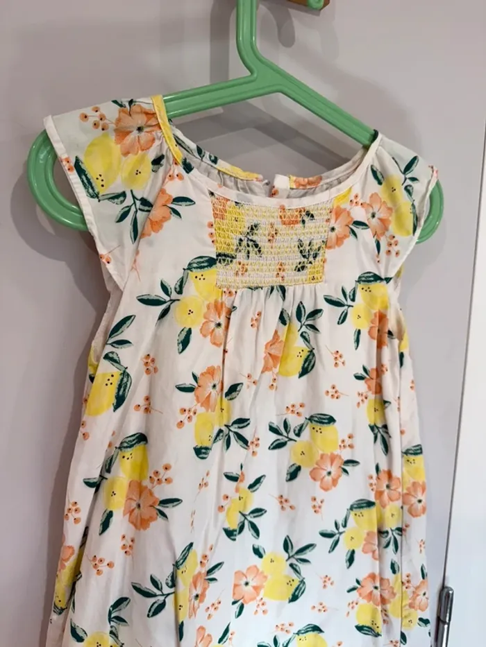 Robe citrons 🍋 et oranges Sergent Major - 5 ans - photo numéro 2