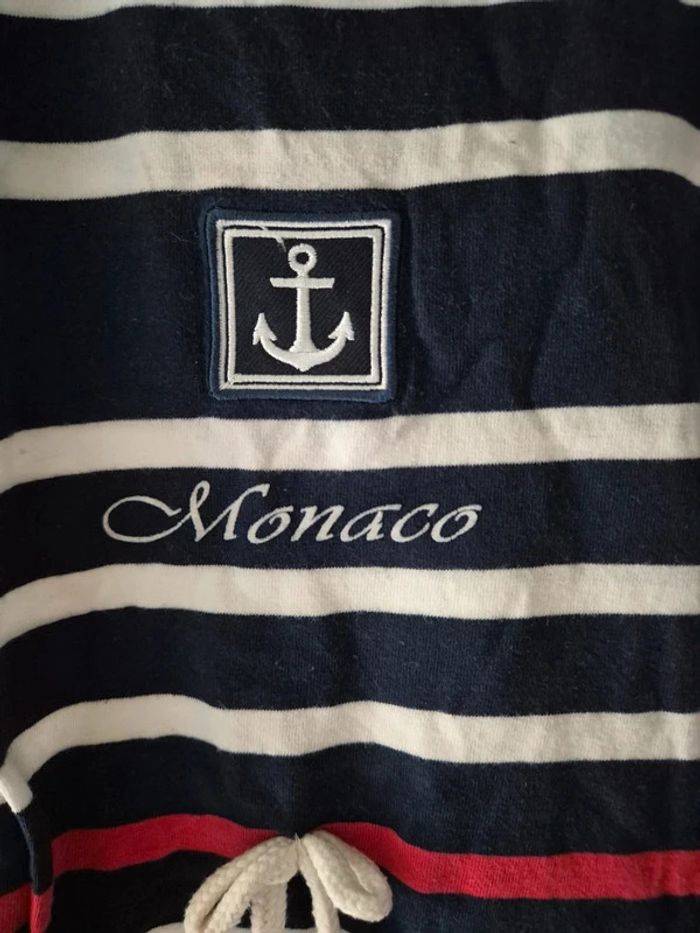 Robe marinière sans manche bébé fille 1 an Sailing Team Monaco - photo numéro 2