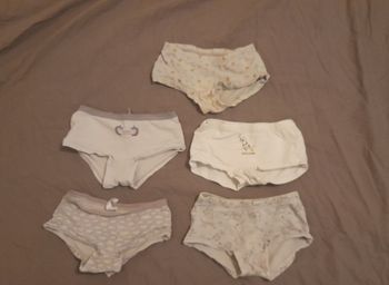 Lot de 5 culottes shorty