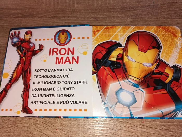 Livre avec 4 puzzles Marvel Avengers - photo numéro 3