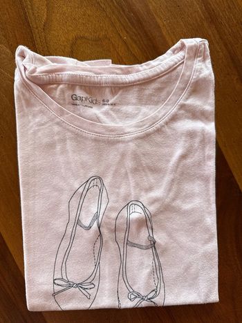 Tee shirt manches courtes fille 8 ans 9 ans ballerines