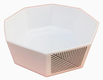 Années 1980 Grand saladier  Arcopal France  Modèle Octime