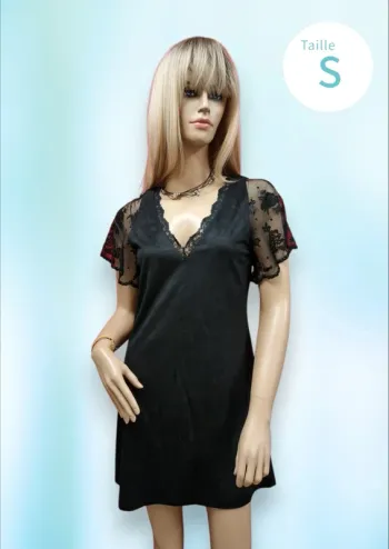 Zara Trafaluc robe noire chic * taille S *