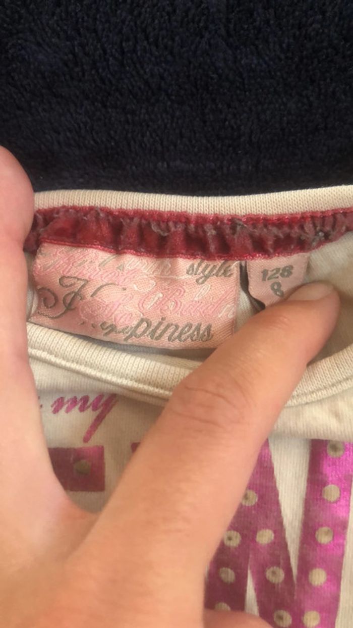 T-shirt manches longues fille 8 ans - photo numéro 3