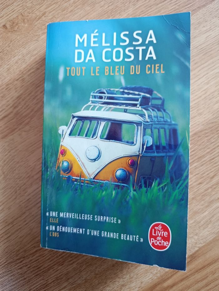 Livre tout le bleu du ciel de Mélissa da Costa
