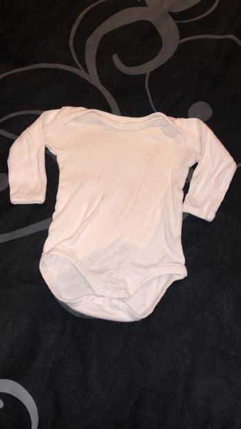 Body blanc 9 mois