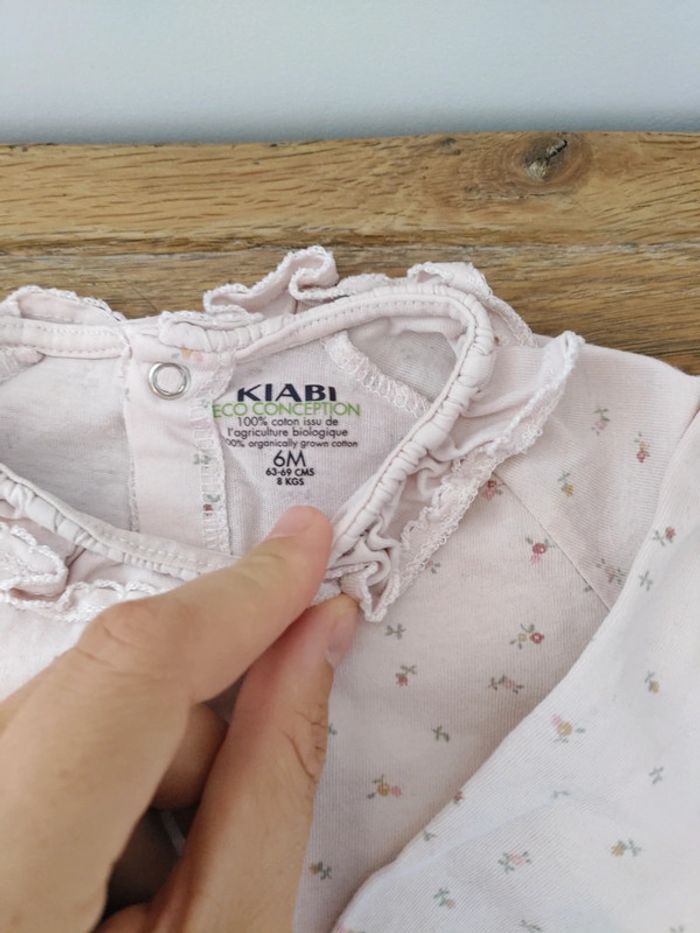 T-shirt manches longue 6 mois 63-69cm - photo numéro 2