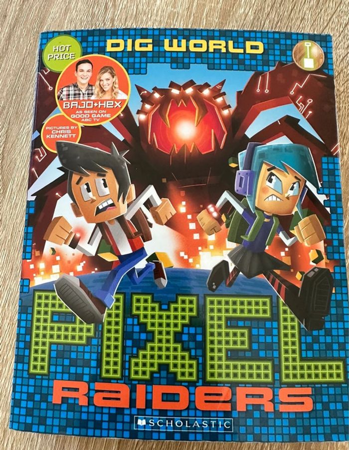 Livre en anglais Pixel Raiders